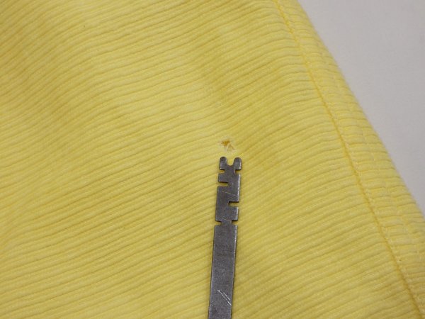 画像9: 50s 60s CAMPUS SIDEWAY RIBBED FABRIC CORDUROY OPEN COLLAR SHIRT (9)