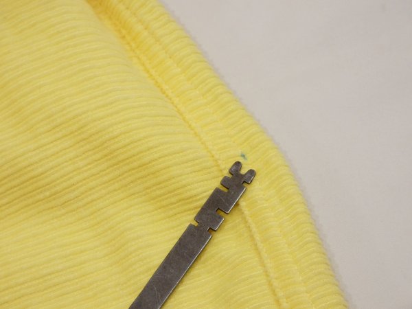 画像10: 50s 60s CAMPUS SIDEWAY RIBBED FABRIC CORDUROY OPEN COLLAR SHIRT (10)