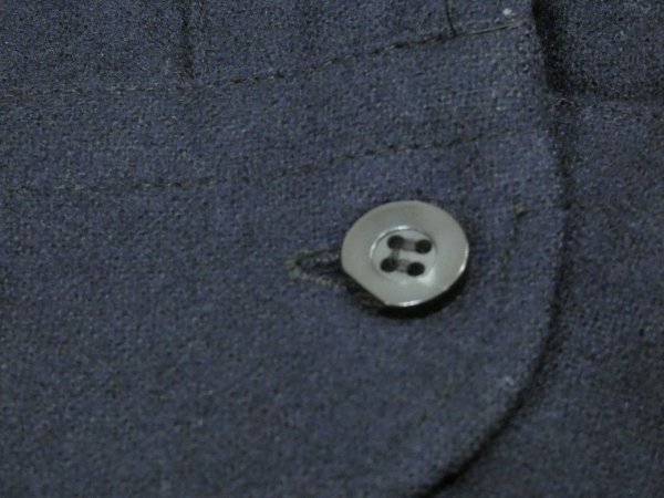 画像10: 70s Pendleton US NAVY WOOL BOARD SHIRT with SUBMARINE EMBROIDERY DEAD STOCK (10)