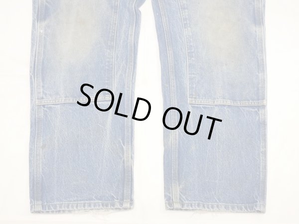 画像7: 10s Carhartt DOUBLE KNEE DENIM PAINTER WORK PANTS (7)