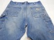 画像8: 10s Carhartt DOUBLE KNEE DENIM PAINTER WORK PANTS (8)