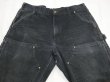 画像4: 10s Carhartt DOUBLE KNEE BLACK DUCK PAINTER WORK PANTS GOOD FADE (4)