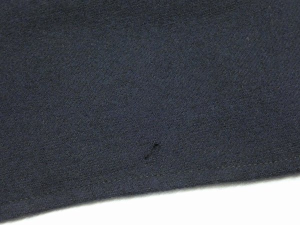 画像18: 40s US COAST GUARD USCG CPO BLUE FLANNEL SHIRT DEAD STOCK (18)