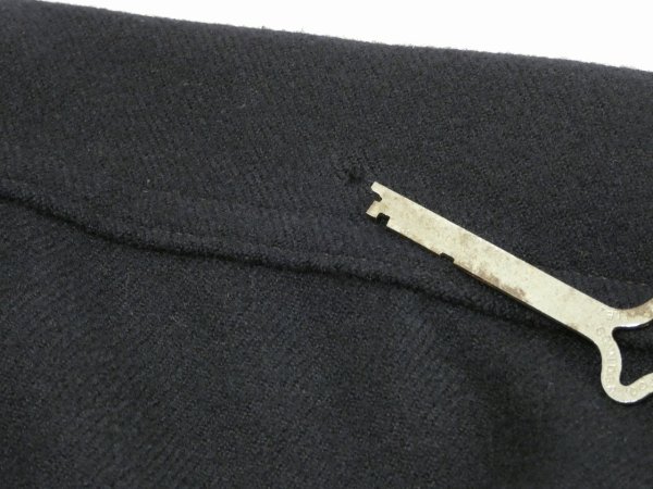 画像5: 40s US COAST GUARD USCG CPO BLUE FLANNEL SHIRT DEAD STOCK (5)