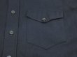 画像6: 40s US COAST GUARD USCG CPO BLUE FLANNEL SHIRT DEAD STOCK (6)