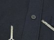 画像9: 40s US COAST GUARD USCG CPO BLUE FLANNEL SHIRT DEAD STOCK (9)