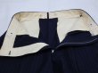 画像6: 50s UNKNOWN TWO TUCK STRIPE WOOL SLACKS PANTS DEAD STOCK (6)