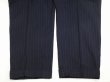 画像7: 50s UNKNOWN TWO TUCK STRIPE WOOL SLACKS PANTS DEAD STOCK (7)