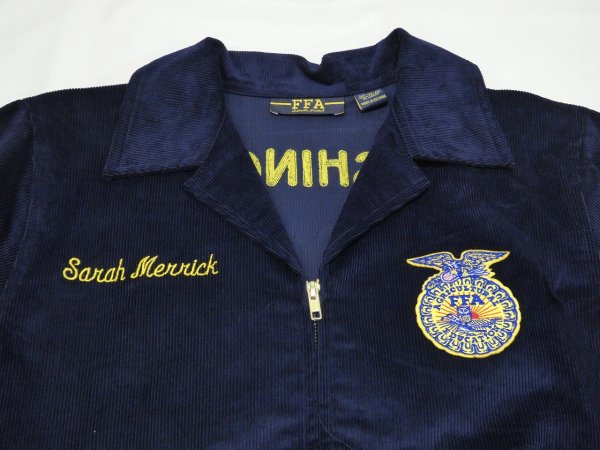 画像4: 00s FFA OFFICIAL CORDUROY WORK JACKET SIZE42 (4)
