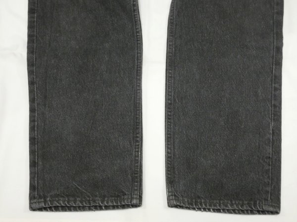 画像11: 90s Levi's 501- 0658 YARN DYED BLACK DENIM PANTS W36L30 MADE IN USA  (11)