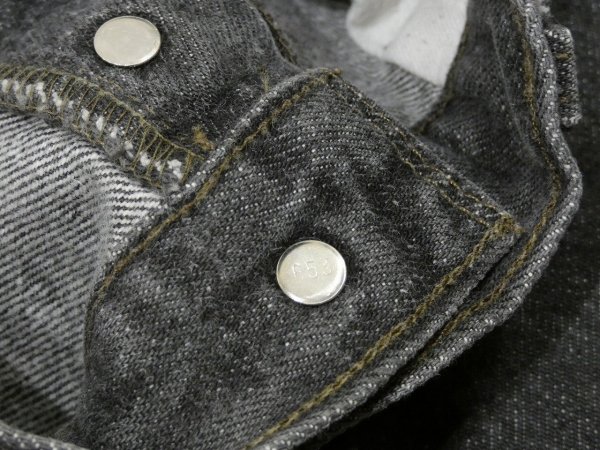 画像8: 90s Levi's 501- 0658 YARN DYED BLACK DENIM PANTS W36L30 MADE IN USA  (8)