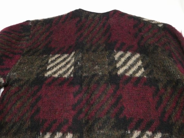 画像10: 60s Gary Reed PLAID MOHAIR CARDIGAN (10)