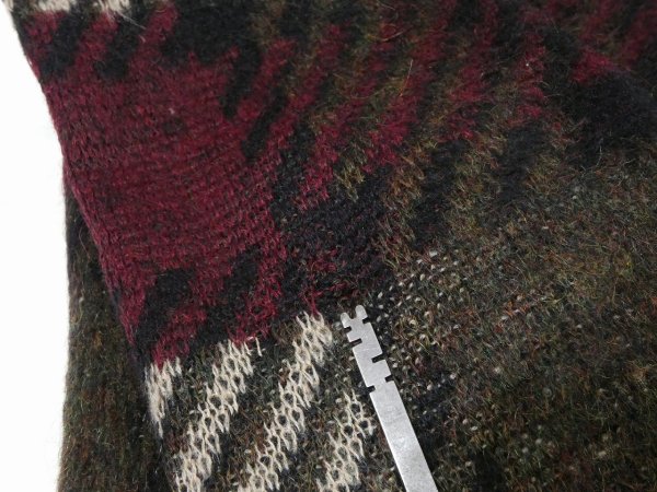 画像8: 60s Gary Reed PLAID MOHAIR CARDIGAN (8)