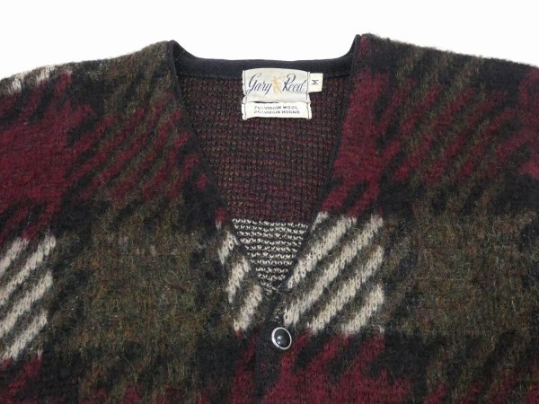 画像4: 60s Gary Reed PLAID MOHAIR CARDIGAN (4)