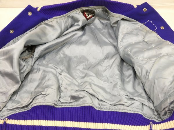 画像12: 60s H.L.WHITING STADIUM VARSITY JACKET (12)