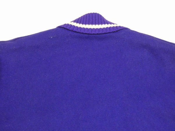 画像14: 60s H.L.WHITING STADIUM VARSITY JACKET (14)