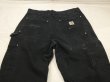画像8: 20s Carhartt DOUBLE KNEE BLACK DUCK WORK PAINTER PANTS MADE IN USA (8)