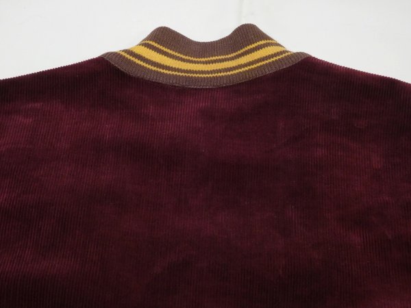 画像10: 40s 50s UNKNOWN CORDUROY BUTTON STADIUM JACKET (10)