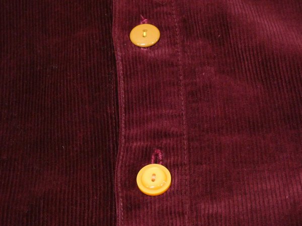 画像6: 40s 50s UNKNOWN CORDUROY BUTTON STADIUM JACKET (6)