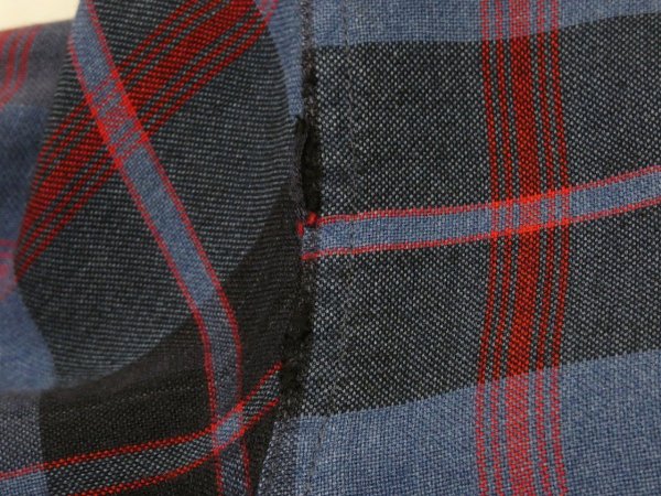 画像5: 60s KENTFIELD Soft Touch PLAID LOOP COLLAR SHIRT (5)