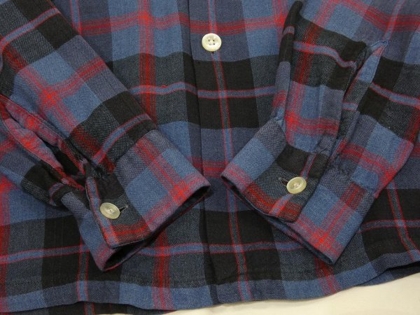 画像9: 60s KENTFIELD Soft Touch PLAID LOOP COLLAR SHIRT (9)