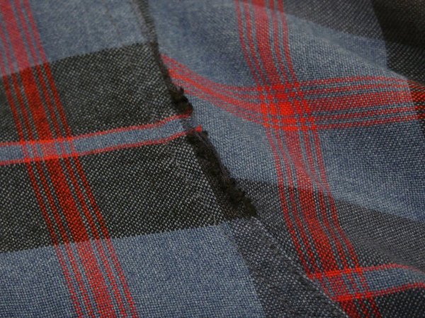 画像6: 60s KENTFIELD Soft Touch PLAID LOOP COLLAR SHIRT (6)