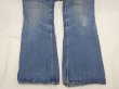 画像8: 70s UNKNOWN FLARE BOOTS CUT DENIM PANTS (8)