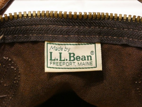 画像6: 80s 90s L.L.Bean BEAN'S ZIPPER DUFFLE BAG (6)