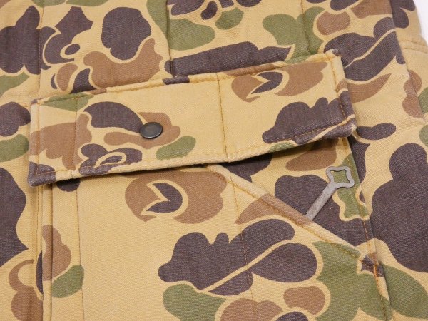 画像8: 80s SAFTBAK DUCK HUNTER CAMO QUILTING HUNTING JACKET (8)