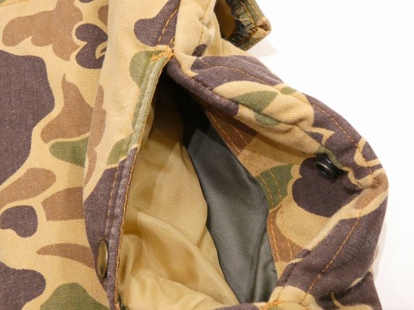 画像15: 80s SAFTBAK DUCK HUNTER CAMO QUILTING HUNTING JACKET (15)