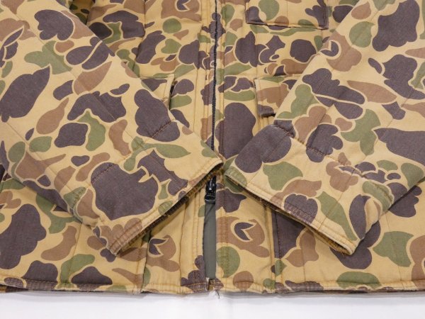 画像9: 80s SAFTBAK DUCK HUNTER CAMO QUILTING HUNTING JACKET (9)