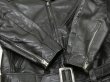 画像12: 50s Rich Sher HORSE HIDE DOUBLE RIDERS MOTOCYCLE JACKET (12)