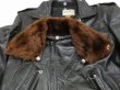 画像10: 50s Rich Sher HORSE HIDE DOUBLE RIDERS MOTOCYCLE JACKET (10)