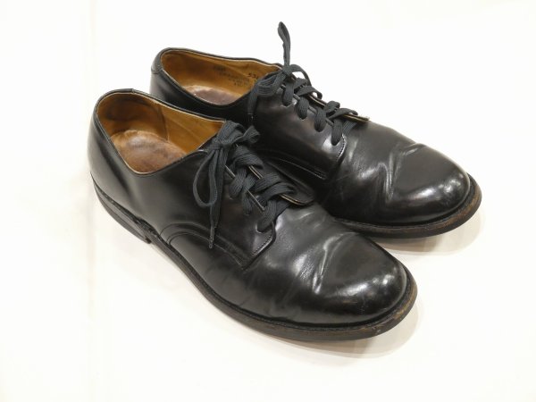 画像4: 80s US NAVY USN OXFORD SERVICE SHOES 7 1/2 R  (4)