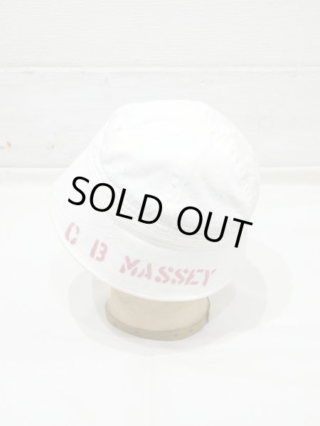 画像3: 40s US NAVY USN SAILOR DIXIE HAT with STENCIL (3)