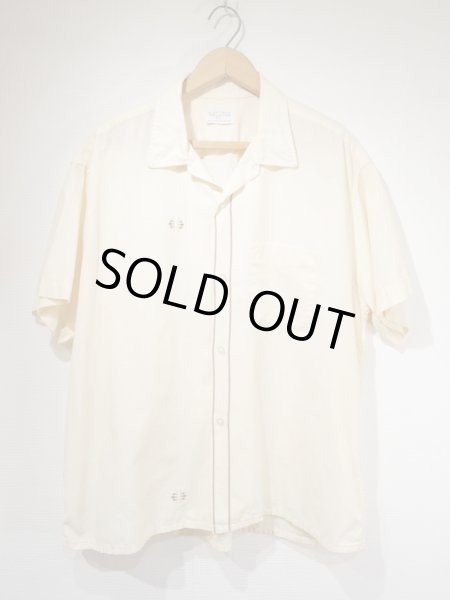 画像1: 60s VAN HEUSEN COTTON OPEN COLLAR S/S SHIRT (1)