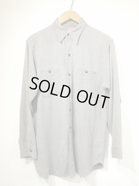 画像1: 40s 50s Rail Chief SALT&PEPPER BLACK CHAMBRAY SHIRT (1)