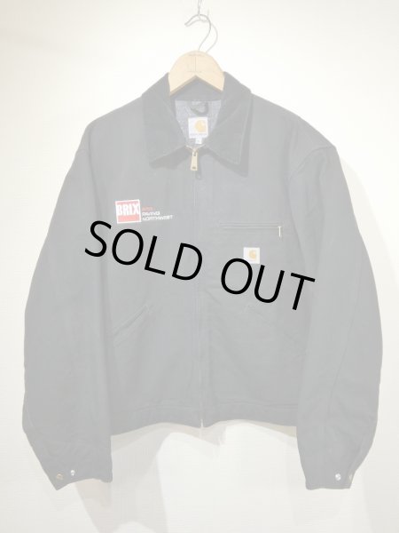 画像1: 10s Carhartt BLACK DUCK DETROIT JACKET 125th Anniv MADE IN THE USA (1)