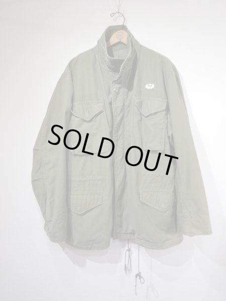 画像1: 60s US ARMY M-65 COTTON SATEEN OG-107 FIELD JACKET 1ST TYPE with AIRBORNE PATCH (1)