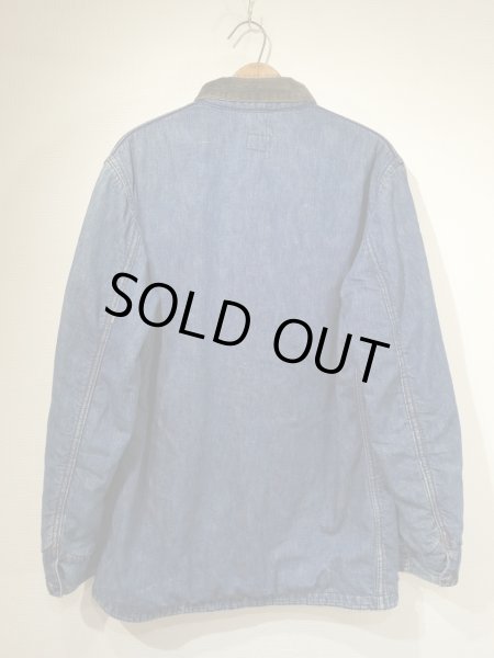 画像2: 50s PENNEY'S BIG MAC DENIM CHORE JACKET COVERALL with BLANKET LINER (2)