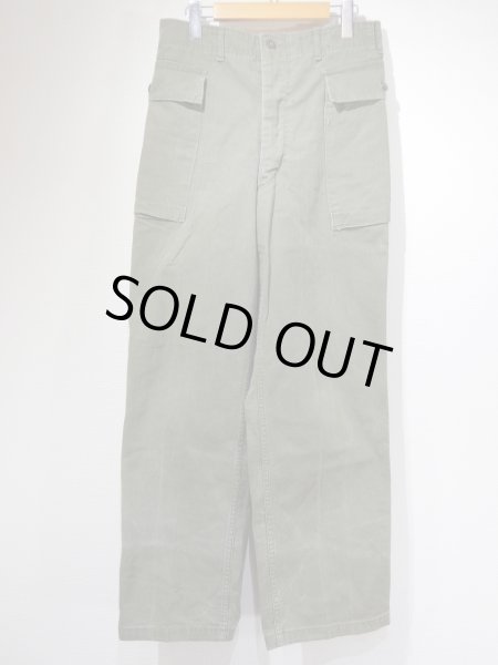 画像1: 40s US ARMY M-43 HBT TWILL UTILITY TROUSERS PANTS (3) (1)