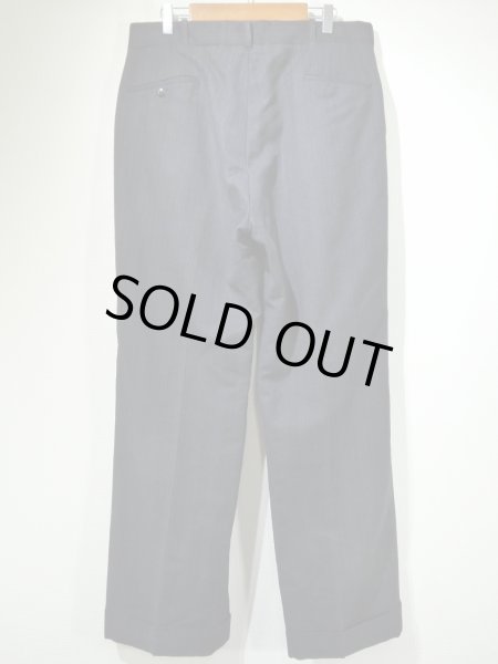 画像2: 30s UNKNOWN LATTICE WOOL TROUSERS PANTS SLACKS with NRA CODE (2)