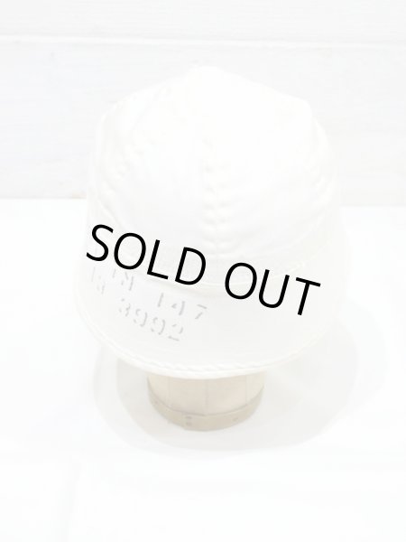 画像4: 70s US NAVY USN SAILOR DIXIE HAT with STENCIL (4)