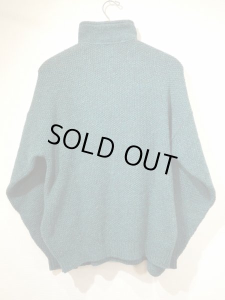 画像2: 80s REI HALF ZIP COLOR NEP KNIT SWEATER MADE IN USA (2)