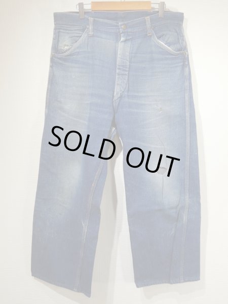 画像1: 50s JC Penney BIG MAC DENIM PAINTER WORK PANTS (4) (1)