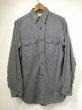 画像1: 50s King Kole SALT&PEPPER BLACK CHAMBRAY SHIRT (1)