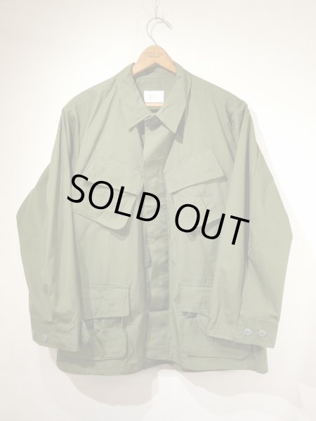 画像1: 60s '69 US ARMY RIP STOP JUNGLE FATIGUE JACKET 5th L-S DEAD STOCK (1)