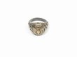 画像1: 40s US ARMY STERLING＆10K COMBINATION RING (1)