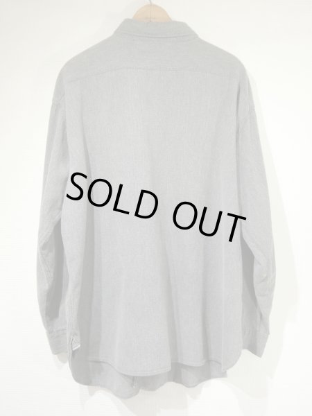 画像2: 60s UNKNOWN SALT&PEPPER BLACK CHAMBRAY SHIRT (2)