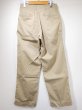 画像2: 40s 50s US ARMY M-45 COTTON KHAKI CHINO TROUSERS PANTS (2)